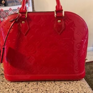 Louis Vuitton Red Satchel
